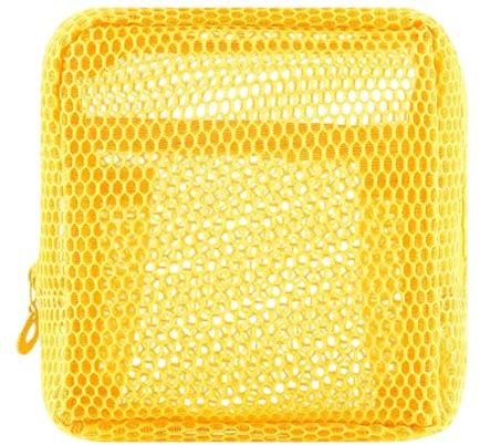 Bolsas de cosméticos de Malla Ligera para Viaje, Bolsas de Almacenamiento de artículos de tocador higiénicas portátiles de Secado rápido, Bolsa de Maquillaje de Malla Colorida