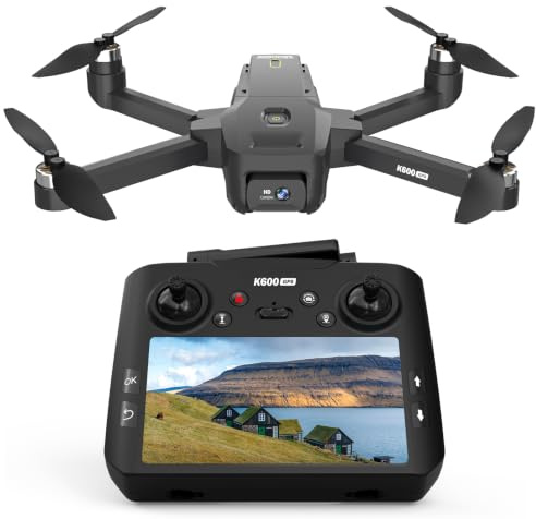 K600GPS Brushless Drone with EIS Camera and 4.5'' Screen for Adult Beginner