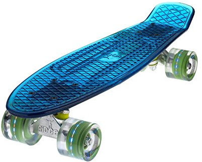Ridge Skateboard Blaze Mini Cruiser , blau/multi, 55 cm