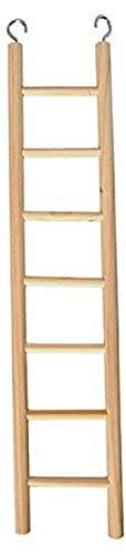 Arquivet Vogelleiter aus Holz, 7 Stufen, 14 x 69 cm, Zubehör für Käfige – Spielzeug für alle Arten von Vögeln – Papageien, Wellensittiche, Kanarienvögel, Agapornis und mehr