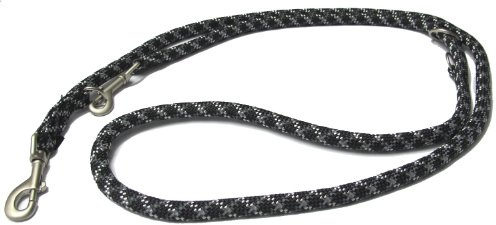 Wolters | Führleine Everest reflektierend in Schwarz/Graphit | L 200 cm x B 1,3 cm