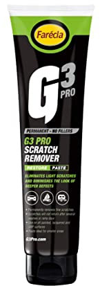 G3 Pro Scratch Remover Paste 150ml (7163) – Car Scratch Remover for Small Areas, Paste Formula for Easy Control, Permanently Removes Fine Scratches by Hand from Painted and Lacquered Surfaces
