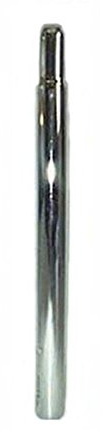 Tija Clasica para Bicicleta Acero Cromado Plata a Sillin con Nuez 25 mm 3958