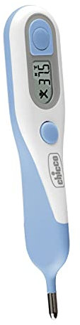 Chicco Termometro Digitale Easy 2in1, con Spegnimento Automatico, 2 Modalità di Misurazione, Ascellare e Rettale, con Memoria, 1 liters, 024 kilograms, 1 unità, 1