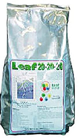 LEAF CONCIME 20-20-20 KG.2 Concime NPK FERTILIZZANTE CONCIME idrosolubile e fogliare (azoto-fosforo-potassio) per tutti i tipi di pianta ORTO E GIARDINO