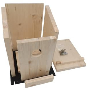 Nistkasten Sperling 35 mm Bausatz Manufaktur Martinshof L: 16,00 cm B: 16,00 cm H: 27,50 cm Durchmesser Einflug-Loch: 3,00 cm