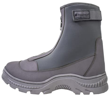 FROGG TOGGS Men's Aransas II Neoprene Surf & Sand Waterproof Fishing Wading Boot for Fishing, Grey, 9