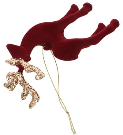 ibasenice Weihnachten Strumpf Füllstoffe Plüsch Rentier Glitter Beflockung Festliche