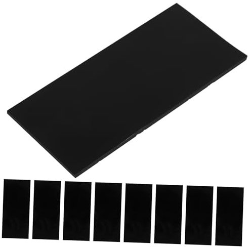 Generisch 10st Schweißmaske Gläser Spiegelfolie Augenschutzausrüstung Schweißlinse Übungsschweißset Abdeckscheibe Schweißen Schützende Linsen Schweißtrainingsset Schweißpraxis Black Glas