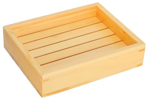 Alipis Vassoio Portata Sushi Giapponese in Legno Resistente Piatto Sashimi Pratico e Leggero Per Snack Frutta Secca e Antipasti Superficie Liscia Facile Da Pulire Uso Casa e Ristorante