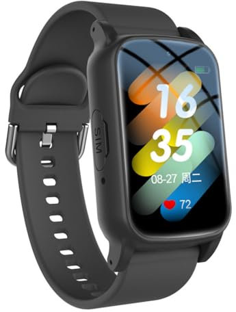 Vcyex Notrufuhren Für Senioren GPS Intelligentes Armband Senioren SOS Notruf Armband, Notfallknopf Für Senioren, GPS Tracker Smartwatch Mit Sturzerkennung，Geeignet Für Ältere Menschen