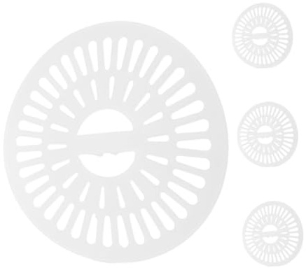 Operitacx 4piezas Lavadora Tapa De Prensa Redonda Plástico Deshidratador Accesorios Reemplazo Tapa De Secadora Cubierta De Seguridad Centrifugado De Repuesto