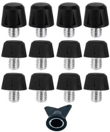 Lot de 12 Crampons de Rechange pour Chaussures de Football pour Femmes, Hommes, garçons et Filles