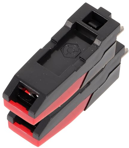 Hemobllo Puntine di Ricambio per Giradischi Vinile 2 Pezzi Aghi in Plastica Abs Resistenti All'usura e Facili da Installare per Fonografo Nero