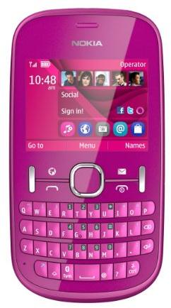 Nokia ASHA 201 - Teléfono móvil (61 mm (2.4 ), 240 x 320 Pixeles, LCD, microSD (TransFlash), 64 MB, 32 GB) (Importado)
