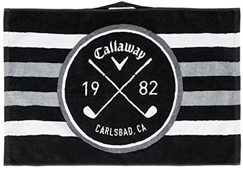 Callaway Golf TW CG CART TOWEL 16X24 BLK/WHT/CHRCL 20