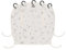 Dooky Universal Cover Dandelion Sonnenschutz, Wetterschutz für Babyschale, Kinderwagen und Buggy (UV-Schutz LSF 40+, TÜV getestet, universale Passform), Weiß