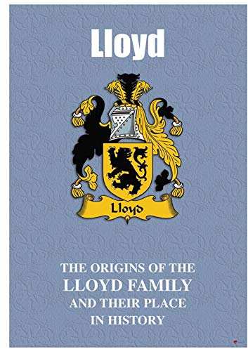 I LUV LTD Lloyd Anglais Nom de Famille Livret D'histoire avec de Brefs Faits Historiques