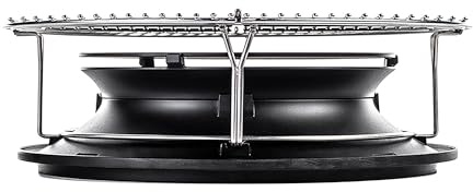 Kamado Joe BJ-HYPER​, SloRoller Hyperbolic Smoke Chamber with Cooking Rack, Compatible With Kamado Joe Big Joe Grill, Black