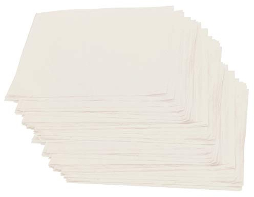 Worown 60 Stück A5-Nachfüllpapier, 15,2 x 20,3 cm, vorgeklebtes Löschpapier für Blumenpresse