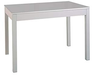 ASTIMESA Mesa de Cocina Extensible con Carro Gris 70x110cm