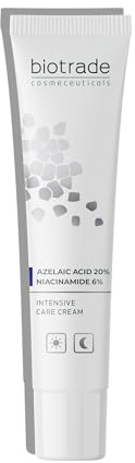 Biotrade Intensive Care Cream with 20% Azelaic Acid and 6% Niacinamide – Face Care Cream for Texture Refinement, Dark Spots, and Redness Relief – 30 ml