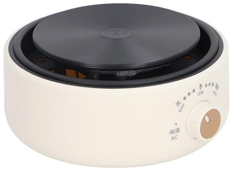 Countertop Single Electric Stove for Flat Bottom Cookware Portable Hot Plate with Even Heating and Temperature Control Ideal for Home Dorm Office and Small Spaces