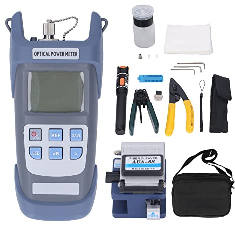 Fiber Cold Connection Set Optisk kraftmätare Enkel Fiber Stripper Skärmineringsverktyg för praktiska fiberoptiska projekt
