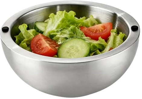 Generico Per Salse In Acciaio Inossidabile - Recipiente Per Cibo Isolato, Stoviglie Rotonde Per Feste | Struttura Del Di Prestazioni Di Conservazione Termica A Doppia Parete, Contenitore Modern