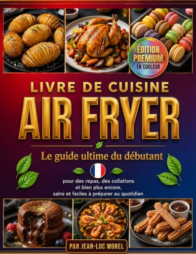 LIVRE DE CUISINE AIRFRYER POUR DÉBUTANTS: Le guide ultime du débutant pour des repas, des collations et bien plus encore, sains et faciles à préparer au quotidien.