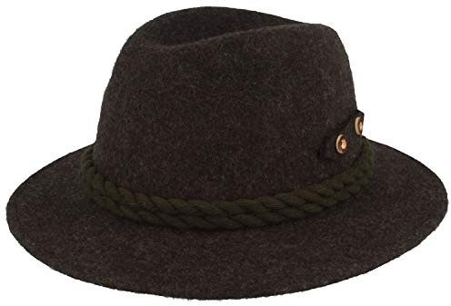 Faustmann Hatt Herr Traditionell hatt svart 'Hirschhorn', svart,, GRÅ, M