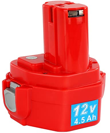 12V 4.5Ah NI-Mh Ersatzakku für Makita Akku 1220 1222 PA12 1233S 1234 1233 1235 1235B 1235F 192696-2 192698-8 192698-A 193138-9
