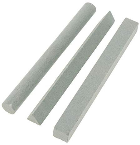 Lot de 3 pierres à aiguiser pour ciseaux, couteaux, affûteur couteau et outils de sculpture sur bois