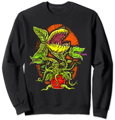 Houseplant Lover Scary Carnivorous Plant Venus Flytrap Sweatshirt