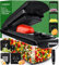 Gemüseschneider Spiralschneider Gemüsehobel - Gemüse Schneider Zwiebelschneider Kartoffelschneider Obstschneider - Vegetable Chopper Cutter Dicer (9-in-1 - Schwarz)