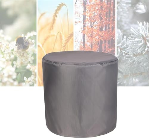 ATYUJKB Fundas para Muebles de Jardín Impermeable 80x40cm, 420D Redonda Cubierta Muebles Exterior, Funda Protectora de Muebles Jardín, Cubierta de Conjunto de Muebles para Mesa Silla Muebles