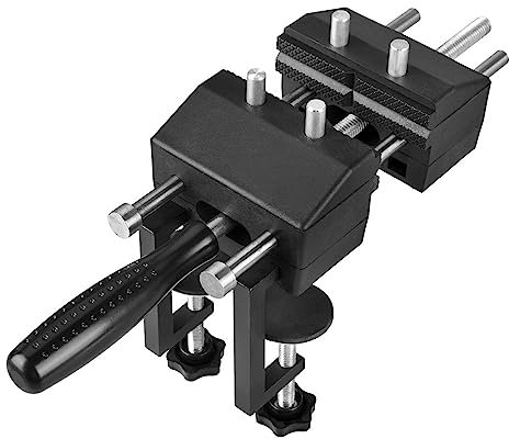 Vislone Woodworking Working Table Vise Home Multi-Purpose Table Vice ABS Benchscrew Workbench Clamping Tool Grinding Drilling Jig