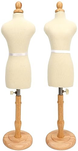 Cryfokt Forma per Abito Regolabile da, stabilità, Forma per Abito Femminile Manichino Femminile Manichino per Abito in Materiale di Prima qualità con Base a Treppiede per (Tipo 1)