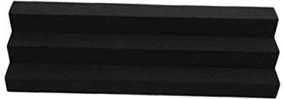 Abaodam Corner Bass Trap Acoustic Absorbing Tile for Studio Soundproofing Material for Home Theater Recording and Control Rooms Black