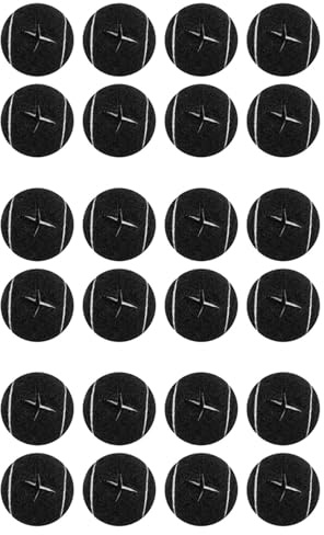 BOLAXHCA 24 pelotas de tenis precortadas para patas de muebles y protección del suelo, resistente y duradera