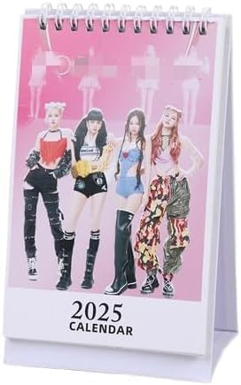 BLINK Desk-kalender 2025 K-Pop född rosa födelsedagskalender för nyårshelg