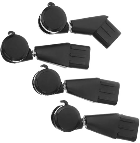 POPETPOP 4pezzi Rotelle Girevoli Per Sedie Da Ufficio Ruote Silenziose Per Sostituzione Delle Ruote Adatte Tappeti e Pavimenti Di Ricambio Per Scrivania