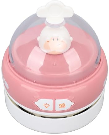 Naroote Balayeuse de Poussière de Table, Aspirateur de Bureau sans Fil, Chargement USB 1000pa, Pratique et Efficace pour Les Copeaux de Gomme (Pink)
