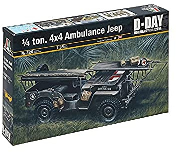 Italeri - I326 - Maquette - Char d'assaut - Jeep 4x4 Ambulance