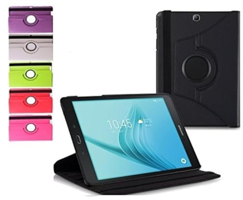 Theoutlettablet Schutzhülle für Tablet Samsung Galaxy Tab A 9.7 SM-T550, SM-T555, sm-550, Schwarz