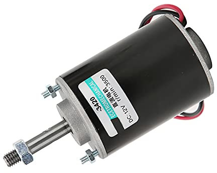 DC Mini Brushed Electric Motor Permanenter CW/CCW Magnet Mini Brushed Electric Motor High Speed ​​2 Pole Low Noise 30W(12V 3500 Umdrehungen)