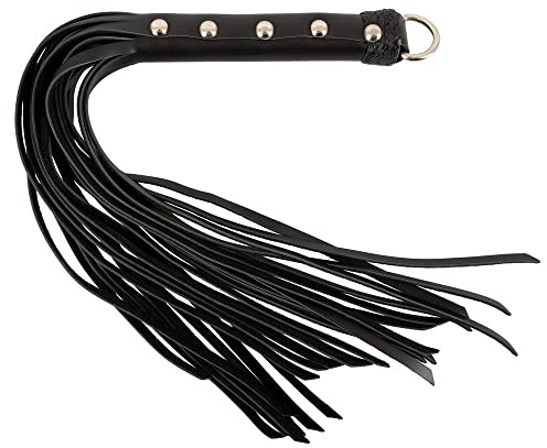Principiante del fustigatore in pelle Nero
