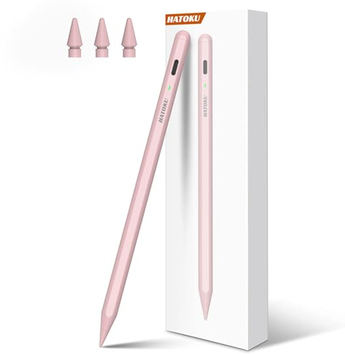 Pencil 1. Generation pour iPad 2018-2025, 15Mins Full Charge & Palm Rejection, Stylet Haute Précision pour iPad avec Aspiration Magnétique pour iPad 6-11, Air 3-5/M2/M3,Pro 11/12.9 /13 M4, Mini 5-6