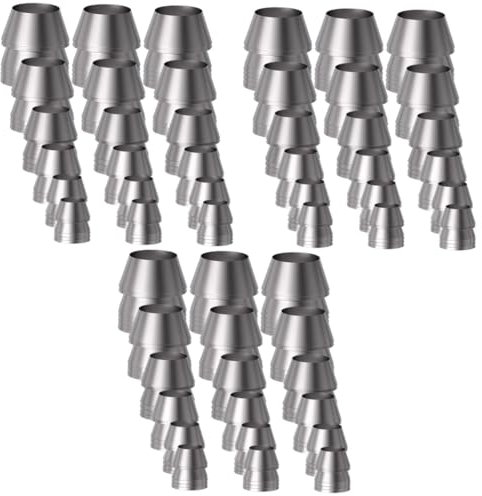 Sosoport 3 Juegos Cuña para Martillo Partida Cuña Redonda De Pala Clavija De Cuñas De Hierro Cuña Cónica para Martillo Cuña De Metal con Mango De Planchar 18 Uds * 3