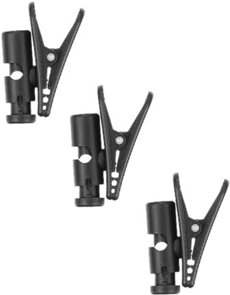 NUOBESTY 3piezas Clip Para Auriculares De Clips Para Cables De Auriculares Accesorios Sencillos Para Micrófonos Organizador De Cable Para Oficina o Hogar